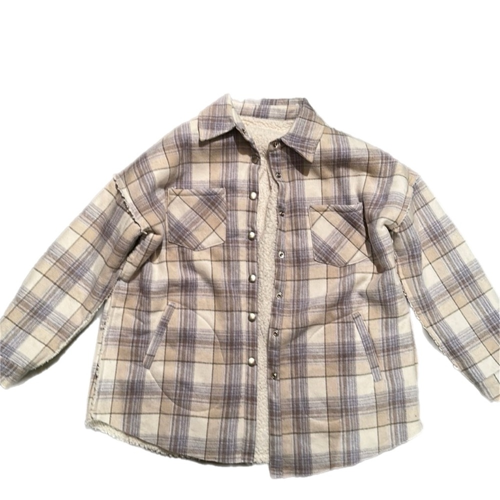 White Birch Boutique Fleece Shacket